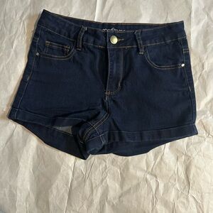 Refuge Dark Blue Jean Shorts